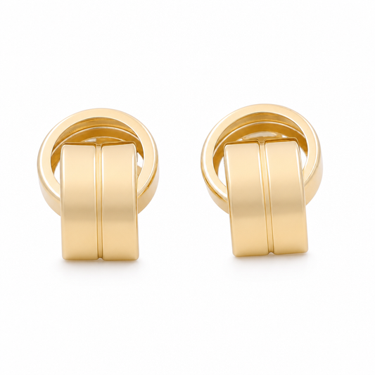 10K Yellow Gold Fashion Earrings / Weight: 3.2 GR / ORC183