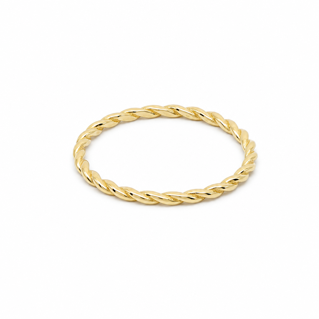 10K Yellow Gold Fashion Women's Ring / Size: 9 / Weight: 1.1 GR / DQWR0FS-114
