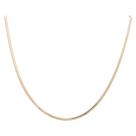 14K Yellow Gold Snake Link Chain / Size: 18" 2.8mm / Weight: 8.8gr / LCL4SK2.8-18