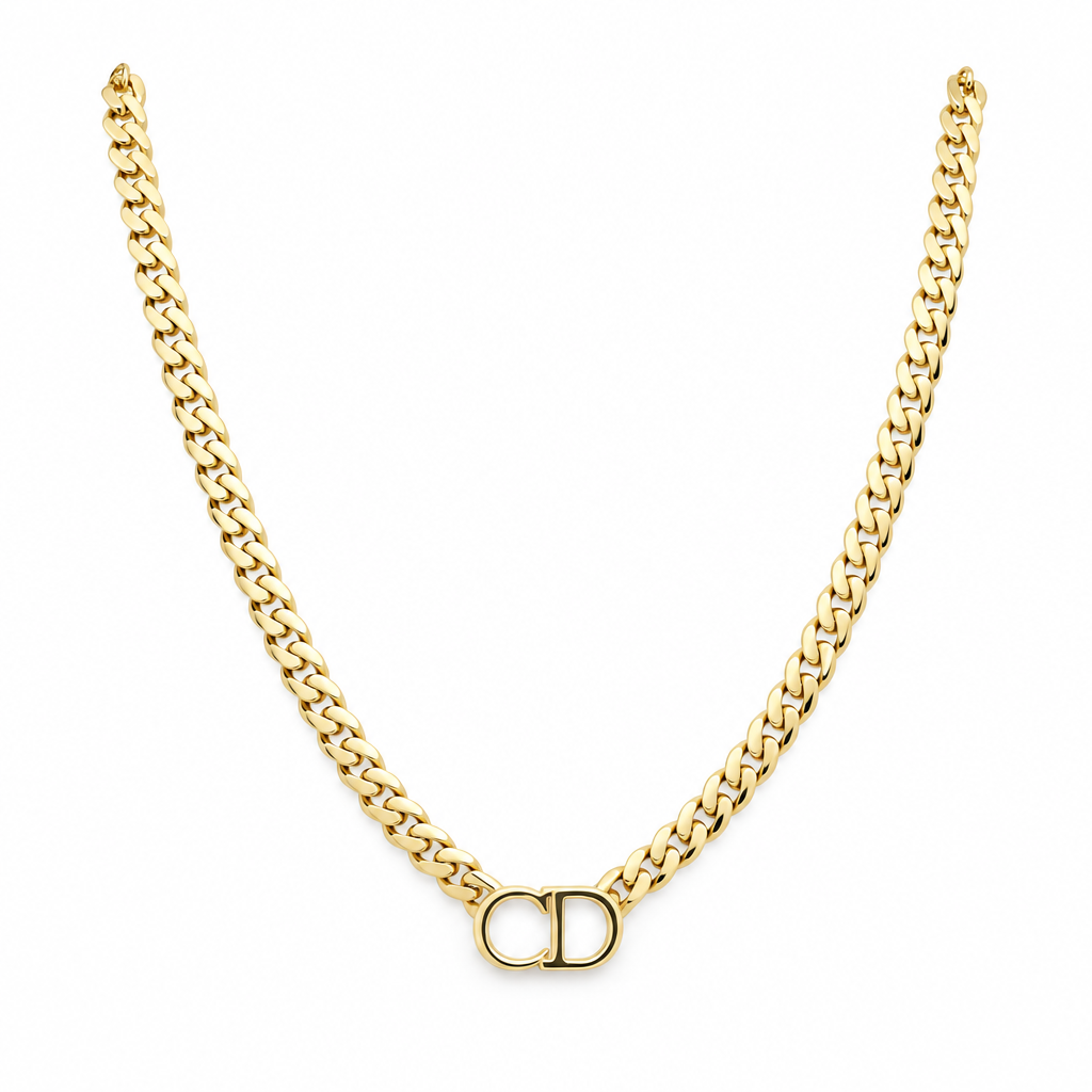 10K Yellow Gold Fashion CD Monaco Necklace / Size: 19" 4MM / Weight: 6.9 GR / DONK0MONCD