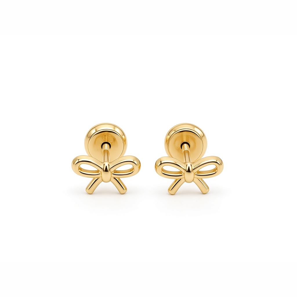 14K Yellow Gold Fashion Stud Earrings / 6-553401P5