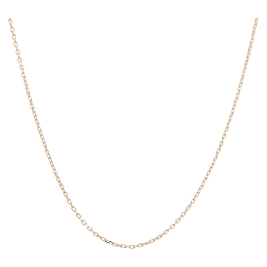 14K Yellow Gold Fancy Chain / Size: 16" 1mm / Weight: 1.5gr / LCL4CL1-16