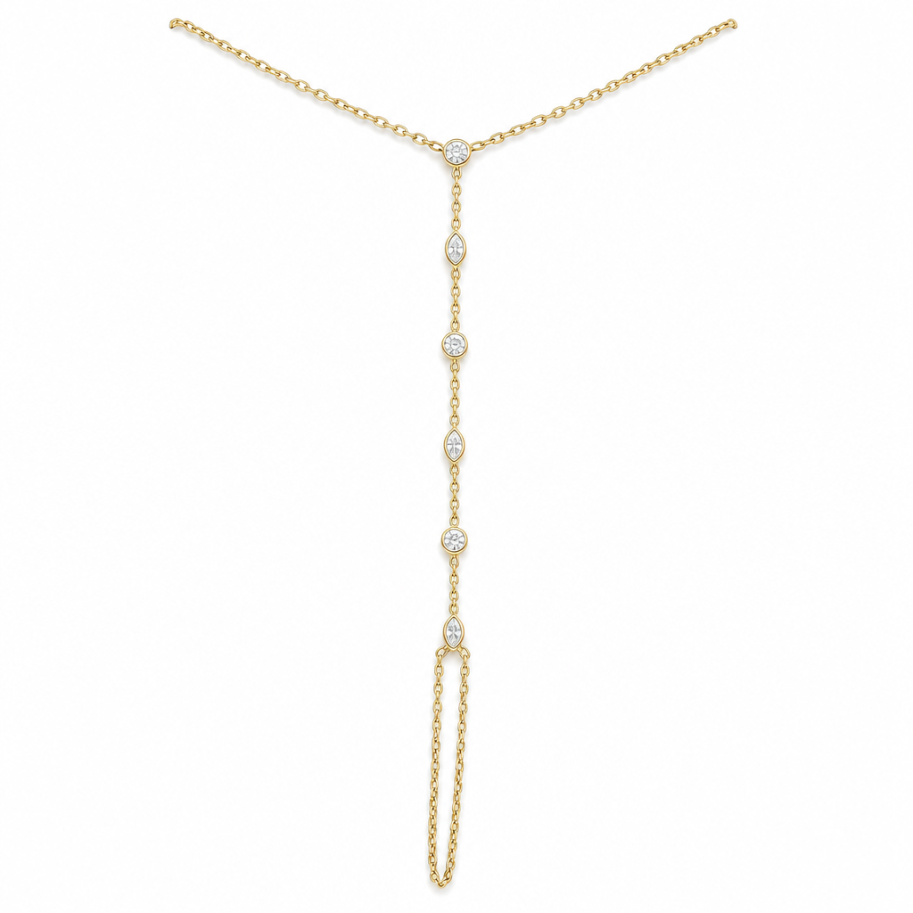 10K Yellow Gold Fashion Women's Clon Bracelet with Cz / Size: 7.5'' / Weight: 2.4 GR / LLBWB0CLN-1