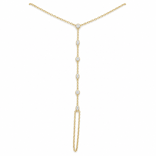 10K Yellow Gold Fashion Women's Clon Bracelet with Cz / Size: 7.5'' / Weight: 2.4 GR / LLBWB0CLN-1