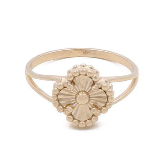 14K Yellow Gold Women’s Fashion Gold Clover Ring / Size: 8 / Weight: 2.5 GR / COWR4CLV