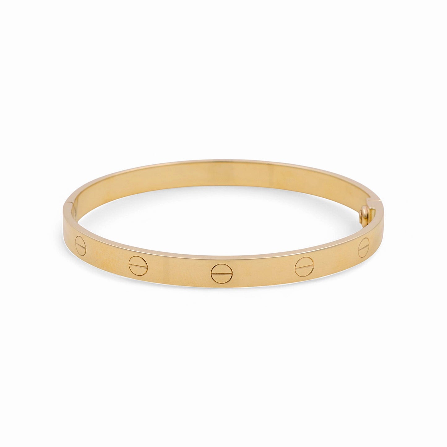 14K Yellow Gold Fashion SemiSolid Bangle CT Bracelet / Weight: 9.3 GR / DPBB4CT-2