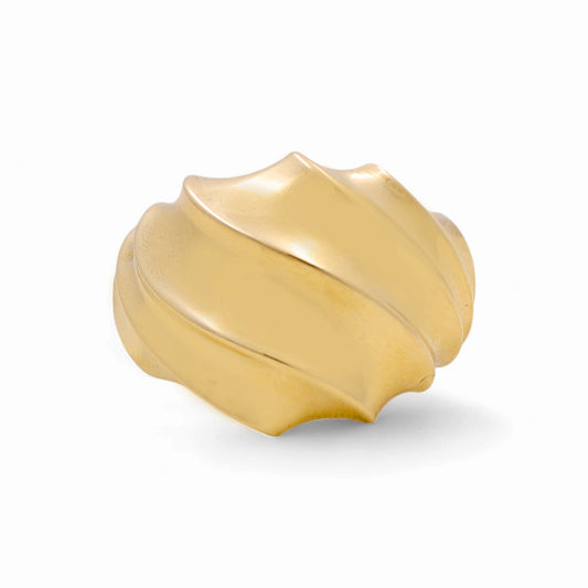 14K Yellow Gold Fashion Women's Ring / Size: 7.5 / Weight: 3.2 GR / DQWR4FS-93