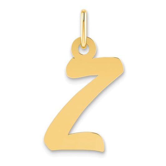 14K Yellow Gold Initial Z Pendant / YC658Z