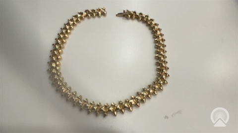 10K Yellow Gold Fashion Women's Bracelet / Cz / Size: 7.25" 7MM / Weight: 8.1 GR / DQWB0FS-10