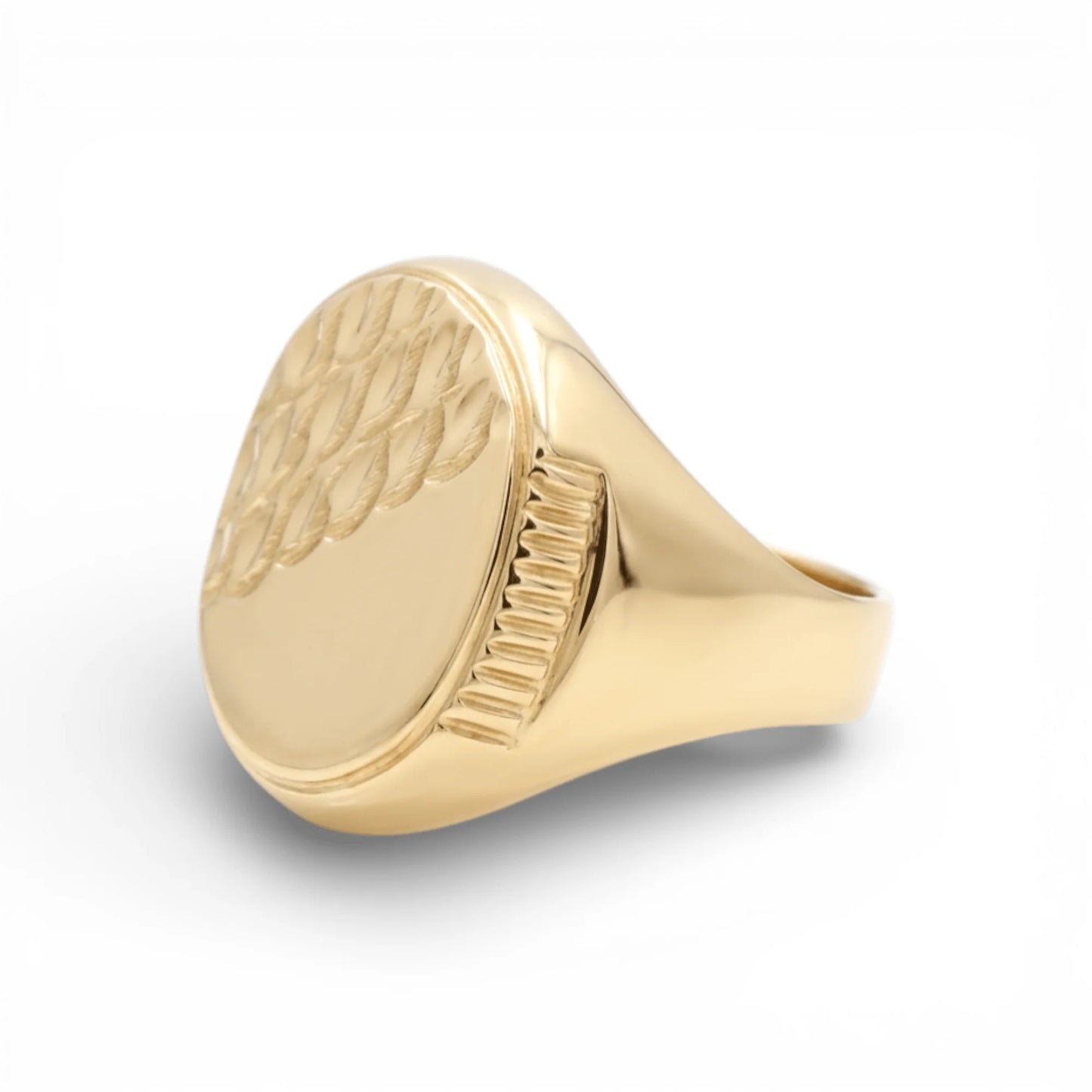10K Yellow Gold RD Fashion Men’s Ring / Size 10.5 / Weight: 4.7 GR