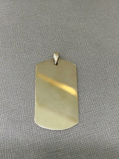 Colgante Chapa COPD4CH de 14 k C y 7,5 g