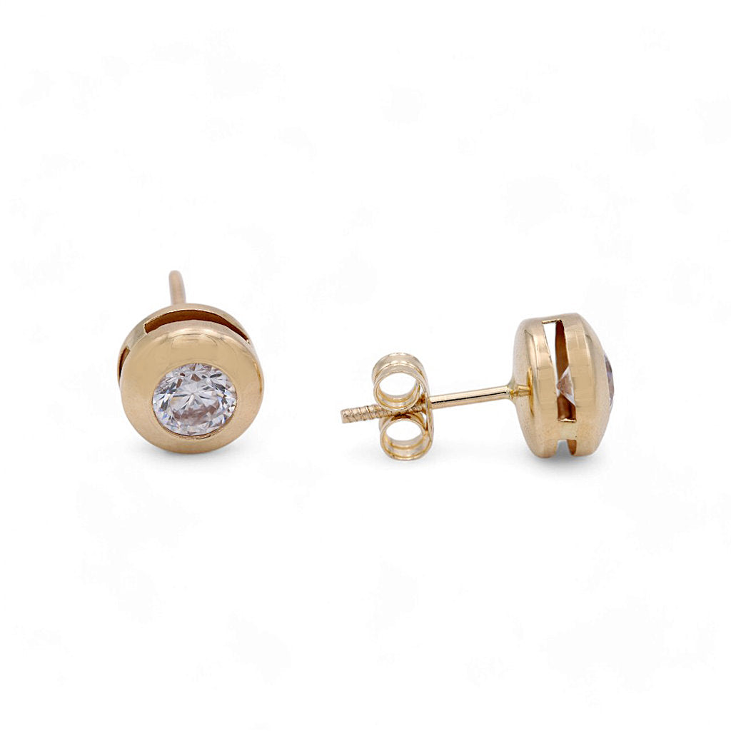 14K Yellow Gold Fashion Earring Stud / 6-196801PS5