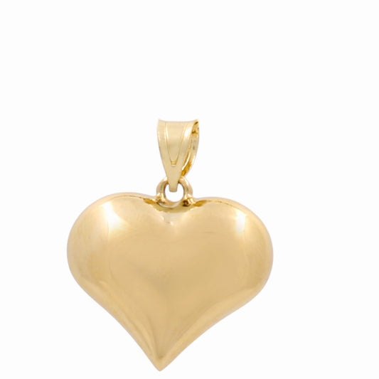 14K Yellow Gold Heart Pendant / Size: 20MM / Weight: 2.1GR