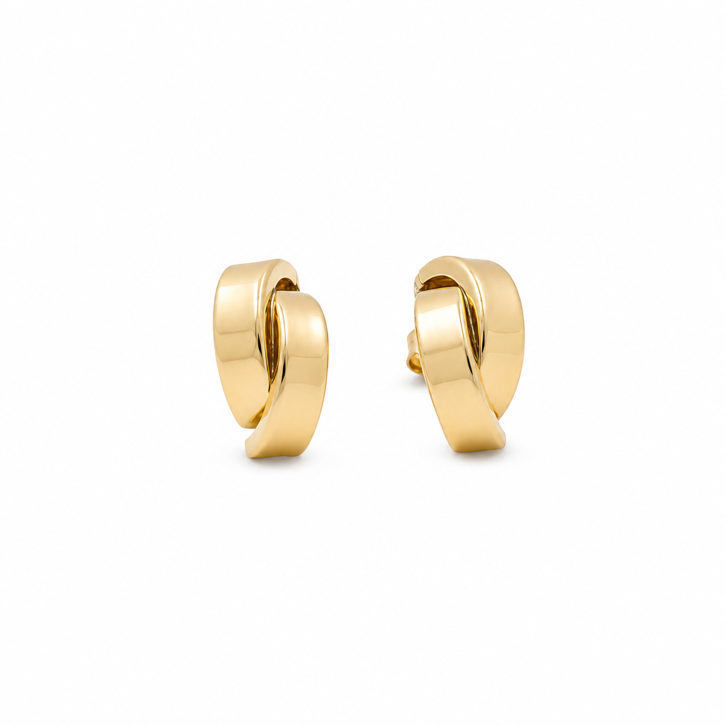 10K Yellow Gold Fashion Earrings / Weight: 1.9 GR / ORC182