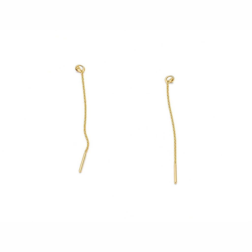 14K Yellow Gold Fashion Stud Earrings / 6-506801CHS
