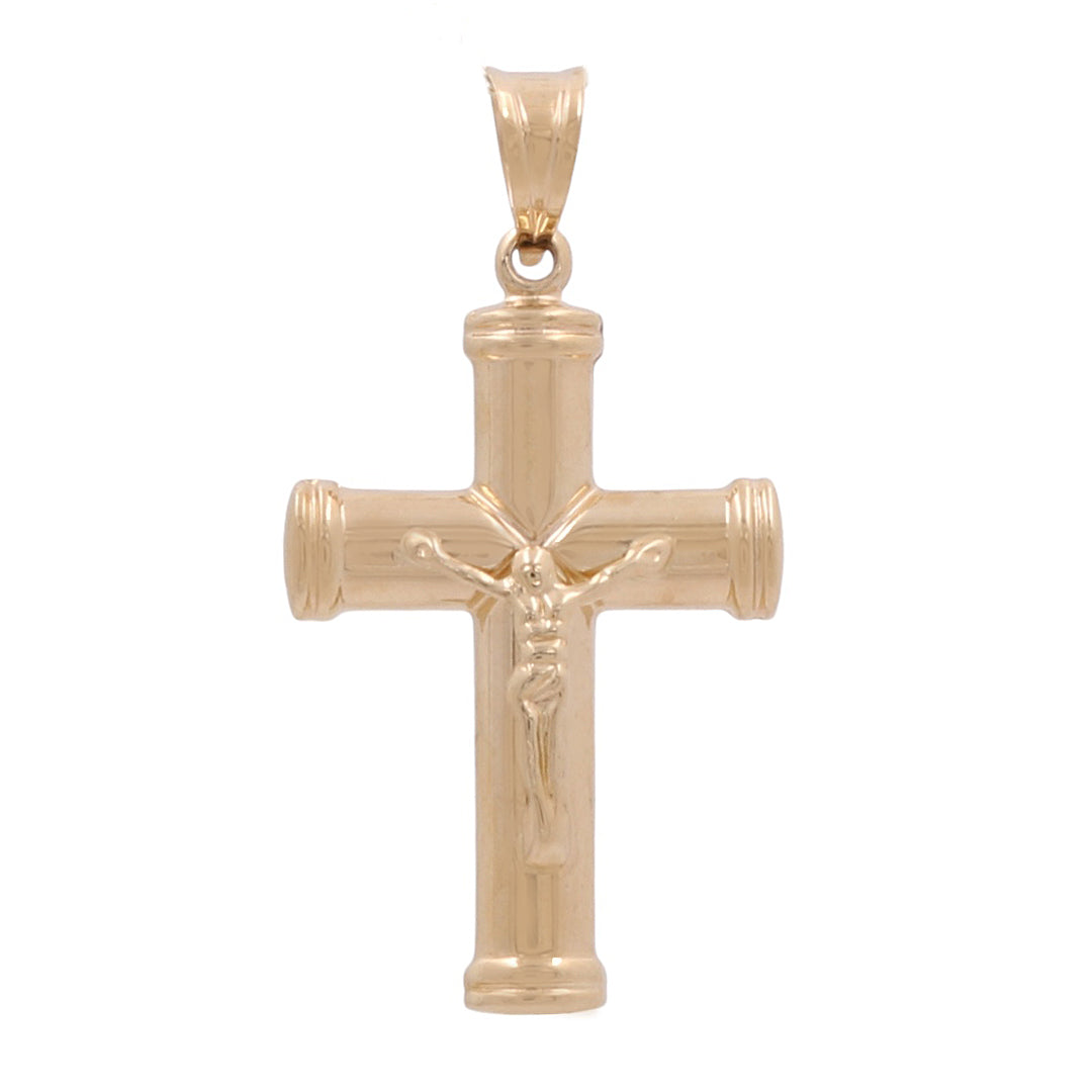 14K Yellow Gold Jesus on the Cross Pendant / Weight: 3.2 GR / COPD4CRS-20