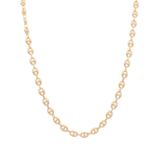 10K Yellow Gold Semisolid Fashion GG Chain / Size: 4.5mm-18'' / Weight: 9.4 GR / CCSCH0GG4.5-18