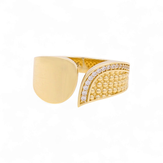 14k Fashion Women's Ring with Cz / Weight 4.2 GR / COWR4FS-36