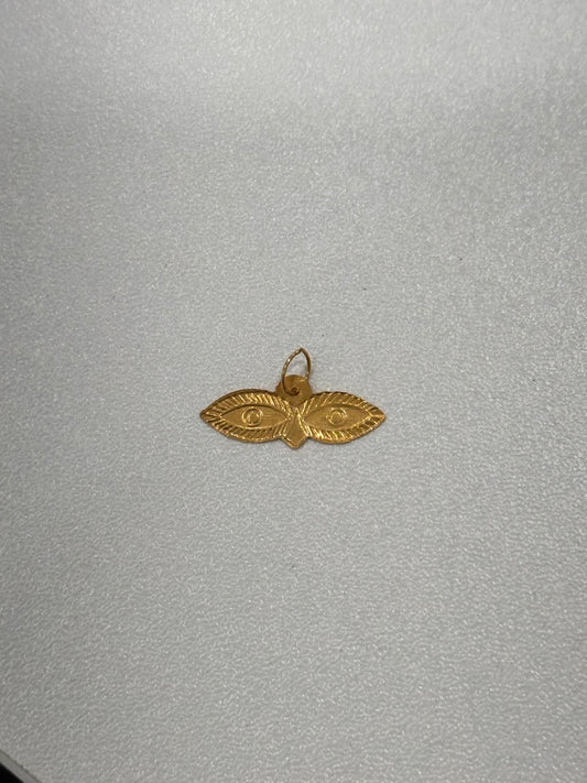 14K Ojos de Santa Lucia Pendant
