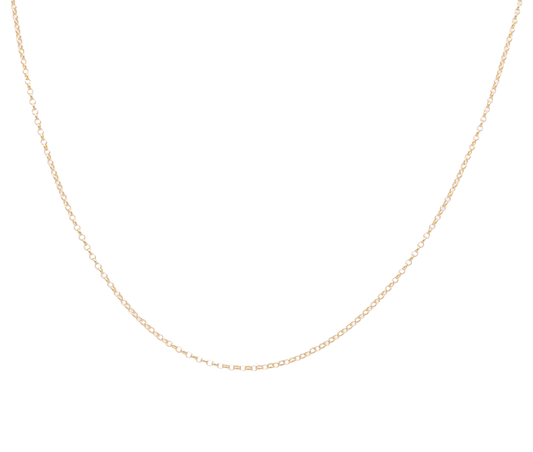 14K Yellow Gold Fashion Link Chain / Size: 1mm 20” / Weight: 2.1 GR / CSLC4-20