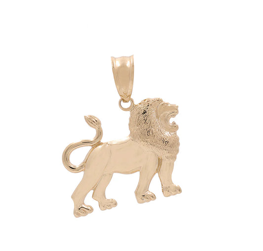 14K Yellow Gold Lion Pendants / COPD4LN-3