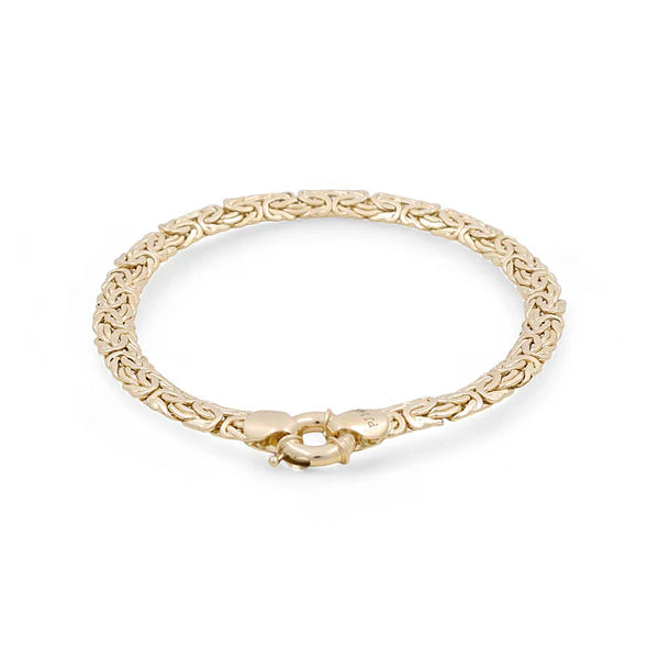 10K Yellow Gold Women's Byzantine Link Bracelet / Size: 7.5" / Weight: 6.1 GR / P10S-62