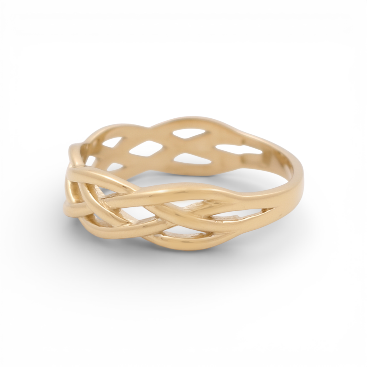 14K Yellow Gold Fashion Women's Ring  / Size: 7 / Weight: 2.5 GR / P02R-587