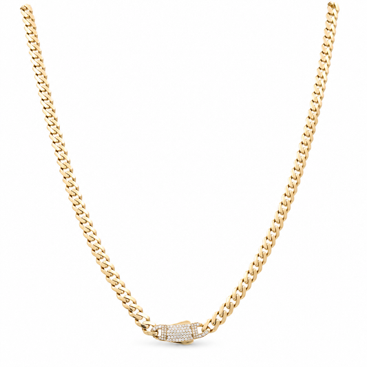 10K Yellow Gold Monaco Chain / Size: 6mm-22'' / Weight: 11.6 GR / DOCH0MON6-22
