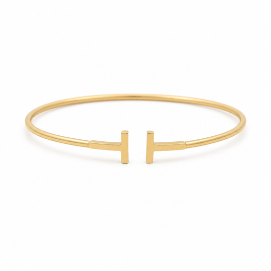 14K Yellow Gold Fashion Tiffany Bracelet / Size: / Weight: 3.4 GR