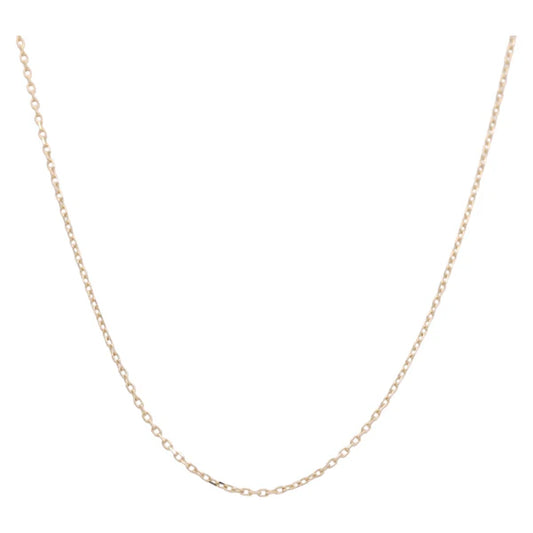 10K Yellow Gold Fancy Link Chain  / Size: 1.5mm-16'' / Weight: 2.5 GR / CSCH0FL1.5-16