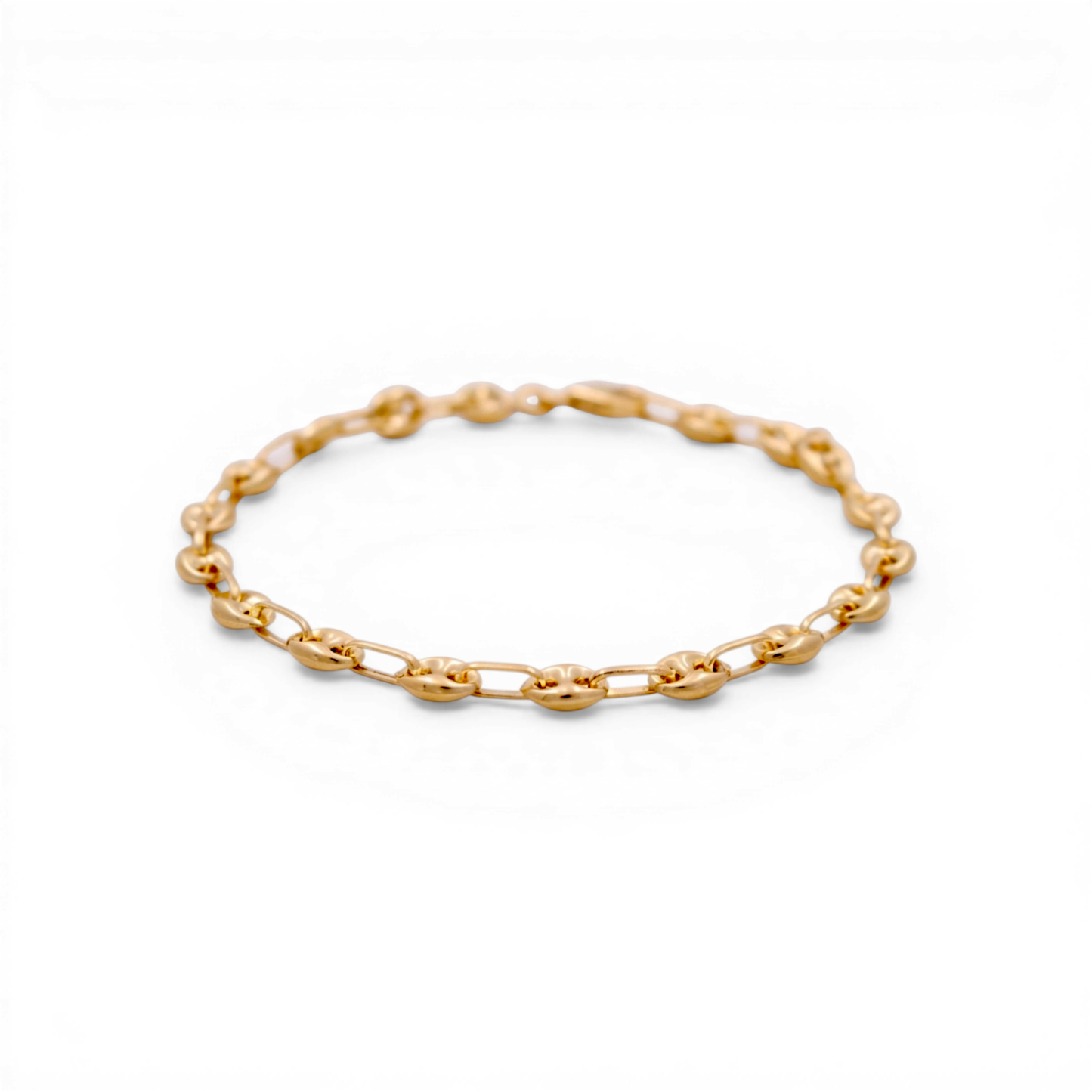 10K Yellow Gold GG Women's Bracelet / Size: 4.5mm-18'' / Weight: 4.3gr / VMWB04.5-8