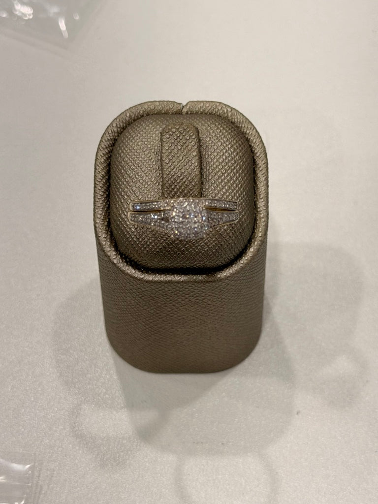 14K Dia Yellow Gold Diamond Woman's Bridal Set / Size: sz7 / Stone: 1/3 CTW / 190591