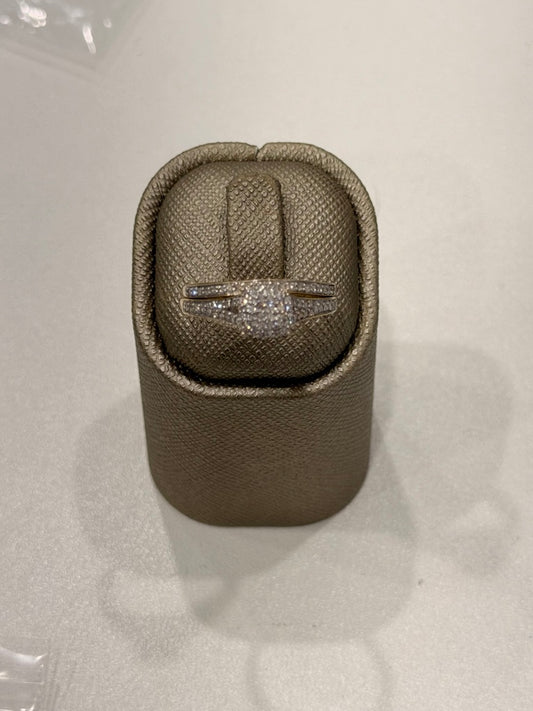 14K Dia Yellow Gold Diamond Woman's Bridal Set / Size: sz7 / Stone: 1/3 CTW / 190591