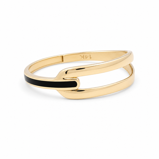 14K I Yellow Gold Fashion Women's Rings / Size: 7.25 / Weight:1.3 GR / 139-04307