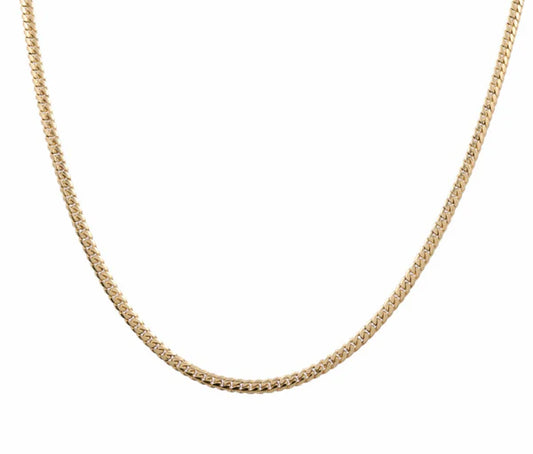 10K Yellow Gold Solid Cuban Link Chain / Size: 5mm 24" / Weight: 42.2 GR / SCCACH0CL5-24