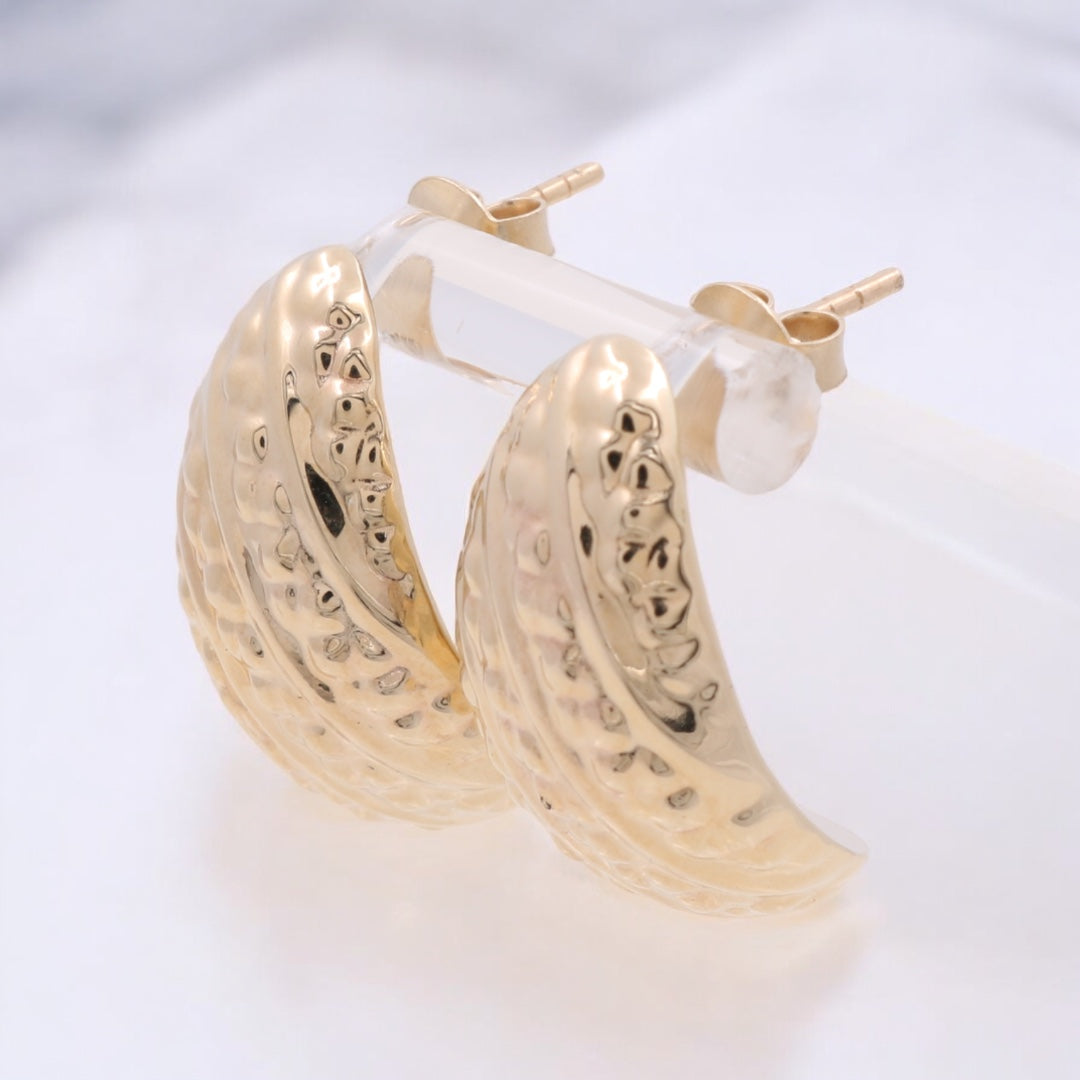 14K Yellow Gold Women’s Drop Earrings / COES4FS-12