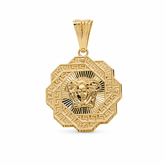 14K Yellow Gold Fashion VS Medal Pendants / Weight: 6.5 GR / 711-00309
