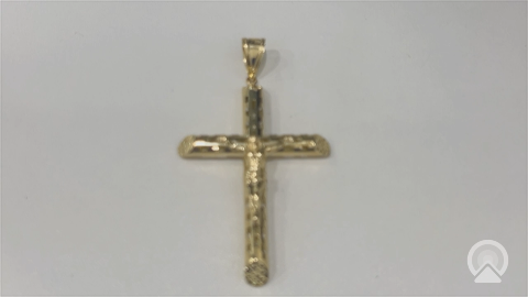10K Yellow Gold Cross with Christ Pendant / Weight: 5.3GR / CAPD0CRS