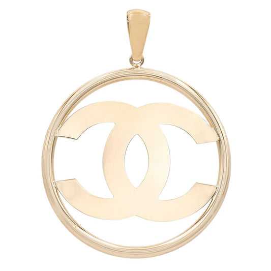 14K Yellow Gold CC Pendant / Weight 1.7 GR / COPD4CC