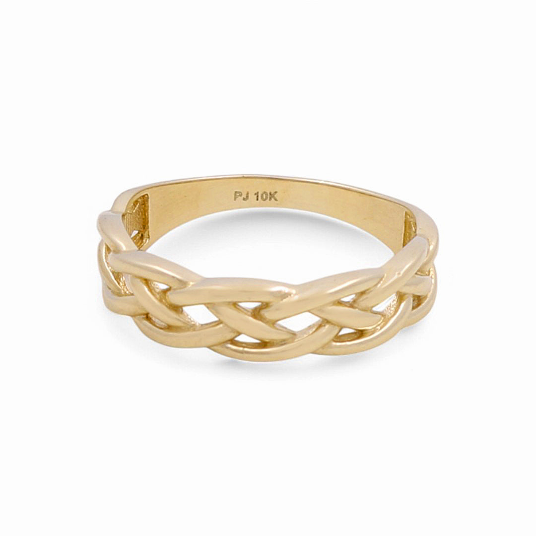 10K Yellow Gold Fashion Women's Ring / Size: 8.5 / Weight: 2.6GR