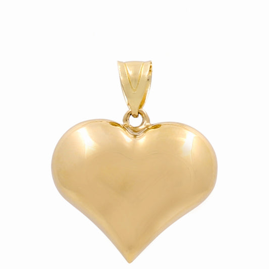 14K Yellow Gold Heart Pendant / Size: 25MM / Weight: 3.3 GR / DOPD4HR-3