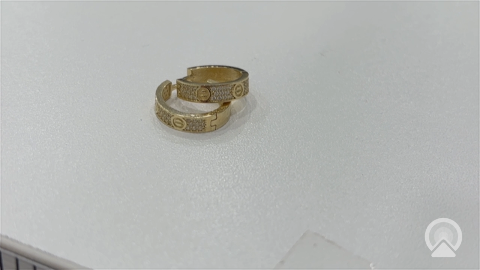 10K  Yellow Gold Women's Hoops Earring CT / Size: 3.5mmx13mm / Weight: 2.5GR / DQEH0CT3.5X13
