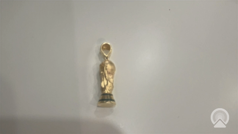 10K Yellow Gold FIFA World Cup Pendant / Weight: 2.3GR / DQPD0FIFA