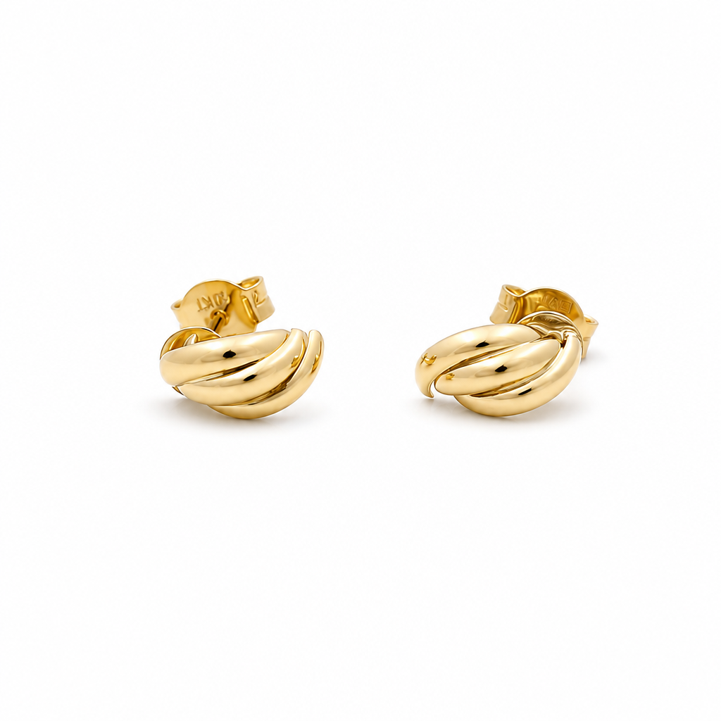 10K Yellow Gold Fashion Earrings / Weight: 1.1 GR / ORC216