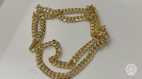 10K Yellow Gold Semisolid Cuban Link Chain / Size: 7mm 24" / Weight: 27.8GR / CSCH0CL7-24