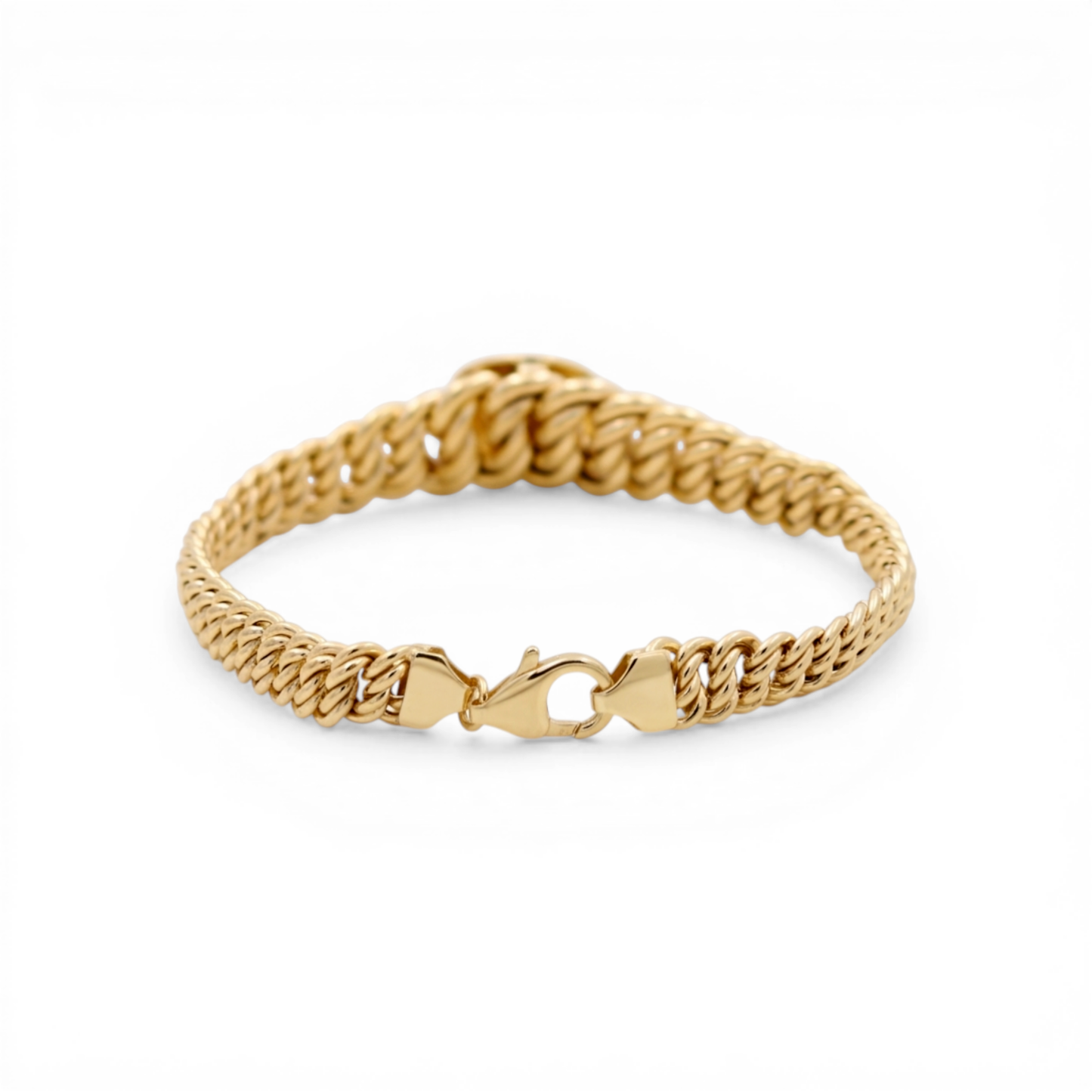 10K Yellow Gold Princes Women's Bracelet With VS / Size: 7.5" / Weight: 10.3 GR / CSWB0PR