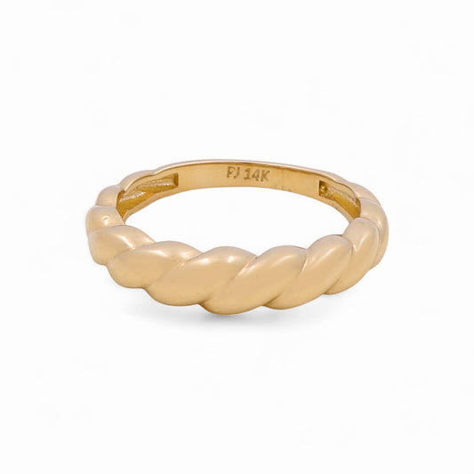 14K Yellow Gold Fashion Women's Ring / Size: 7 / Weight: 2.4 GR / DPWR4FS-22