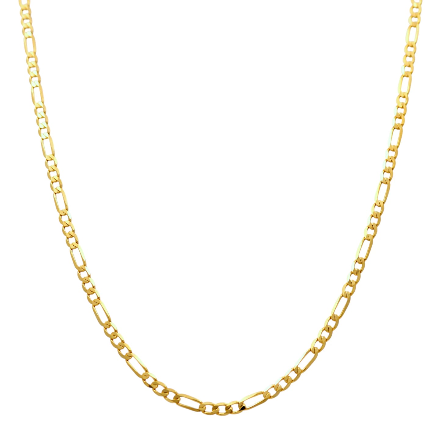 10K Yellow Gold Figaro Link Chain / Size: 5mm 24" / Weight: 15 GR / CSCH0FG5-24