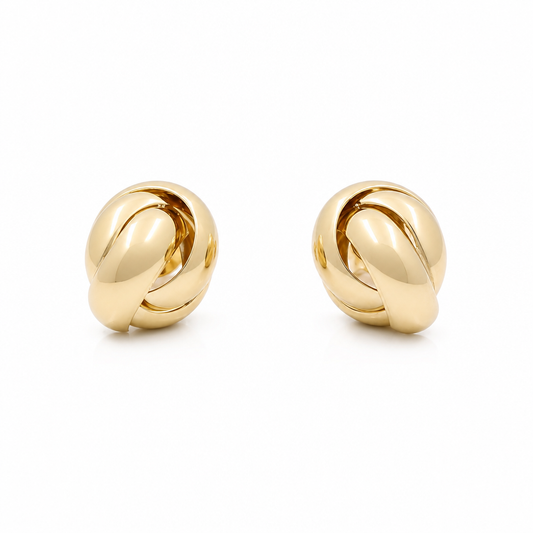 10K Yellow Gold Fashion Earrings / Weight: 2.4 GR / ORC172