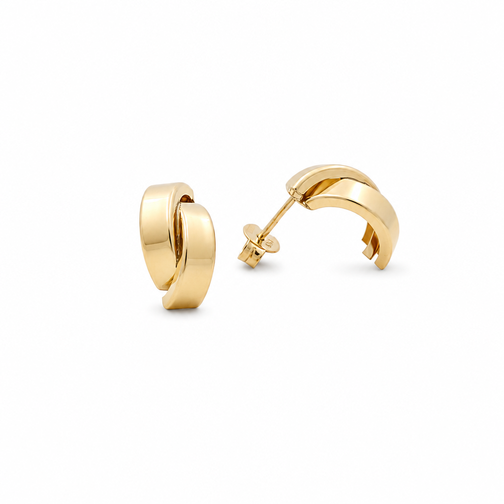 10K Yellow Gold Fashion Earrings / Weight: 1.9 GR / ORC182